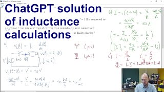 ChatGPT solution of Task 23 and 25 about induction and equivalent inductance [upl. by Ronoc]