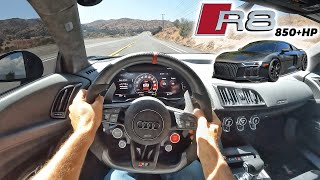 Should You Modify Your Car Ft 850 HP Audi R8 V10 Plus POV Drive Review [upl. by Ebby838]