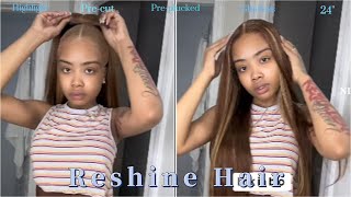 MUST HAVE Best Affordable Glueless Wig For Beginners❤️🔥Reshine Hair X leorasqueendome [upl. by Yttam]