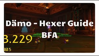 WoW Dämonologie Hexer Guide für Battle for Azeroth [upl. by Galina]