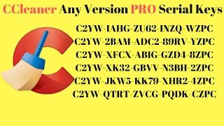 Ccleaner professional any Version Serial Keys 2017 [upl. by Adkins]