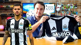 NOVA CAMISA DO NEWCASTLE 20242025 I UNBOXING E DETALHES [upl. by Heer]