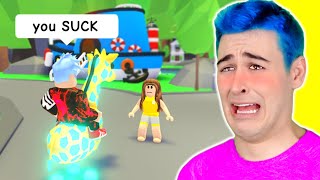 Try Not To CRY CHALLENGE In Adopt Me Roblox 🥺SADDEST Roblox Adopt Me Story EVER Jeffo Reacts [upl. by Kinata]