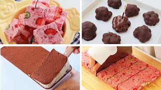 ASMRCompilationCreative Strawberry Nougat amp Oreo NougatCreative RecipesCake Story Cooking [upl. by Shannan]