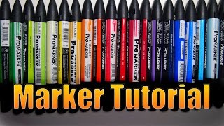 How to use WinsorampNewton Promarkers [upl. by Rowley]