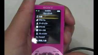 Walkman NWS640にitunesの曲を直接転送する方法 [upl. by Yllim]