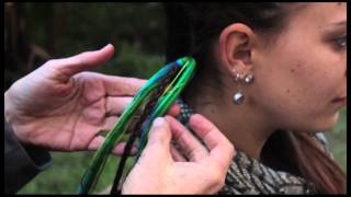 How to make a hair wrap EASY TUTORIAL [upl. by Nivram]