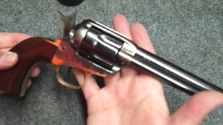 Uberti Cattleman 22lr single action revolver  A detailed look at this italian beauty [upl. by Haidadej]