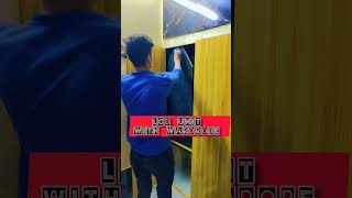 Three in one best ideas to LCD iron amp cupboard doors metaldoor interiordesiging shortvideo wood [upl. by Langdon893]