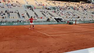 Novak Djokovic vs Berrettini side view [upl. by Marcos]