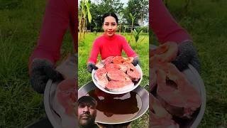 Fish crispy with vegetable cook recipeshortvideo shorts comedy recipefood pradeep vlogger [upl. by Winter]