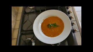 Vellutata di lenticchie rosse con orzo [upl. by Thorma]