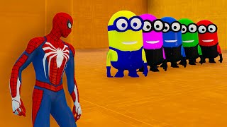 ✅GTA5 Epic Ragdolls  RED SPIDERMAN VS RED MINION VS SUPER HEROS FAILS Euphoria Ragdolls Physics [upl. by Minda597]