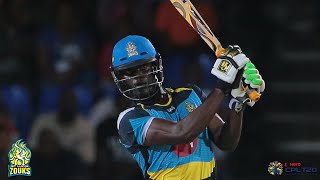 Andre Fletcher goes big vs Tridents  CPL15 [upl. by Niko672]