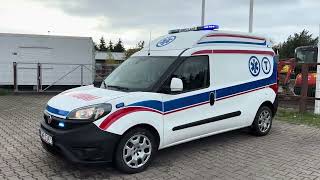 AMBULANS Fiat DOBLO XL typ T  r 2020 [upl. by Barcot]