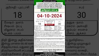 Today Tamil Calendar l Rasi palan l October 4 2024 l tamilcalendar tamilcalendar2024 [upl. by Notniuqal]