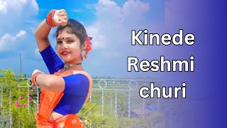 Kine De Reshmi Churi  Asha Bhosle  Dance Cover  Seyashree Mallik [upl. by Annawd]