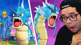 ESTAÇÃO HD REAGE GAMEPLAY GYARADOS POKEMON UNITE [upl. by Lamee]