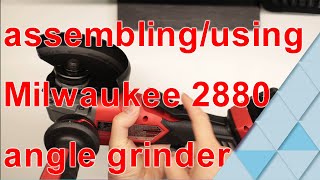 Milwaukee 2880 Angle Grinder assembly and using it for the first time with 3d print STL bonus [upl. by Fang254]