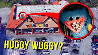 DRONE CATCHES HUGGY WUGGY AT HAUNTED TOYS R US HE CAME AFTER US [upl. by Oap]