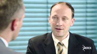 Interview mit MerckCFO Marcus Kuhnert zu Q2 2015 [upl. by Pozzy]