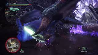 MHW Iceborne  Fighting a Mini Crown Lunastra [upl. by Ibby902]