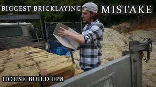 The BIGGEST MISTAKE any BRICKLAYER can make  House Build EP 8 [upl. by Aliuqehs]