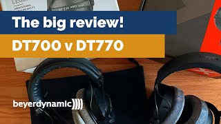 Beyerdynamic studio headphones  DT700 Pro X v DT770 Review  David Lewis talking tech amp audio [upl. by Novy]