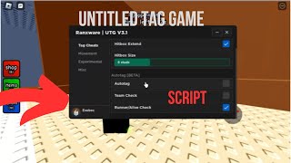 🔥 Untitled Tag Game Script Hack Auto Tag  Grab all coins  ESP amp much more  Roblox 2024 [upl. by Nosdivad]