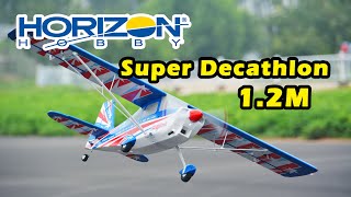 Eflite Super Decathlon RJ Gritter 12m Review 地平线模型迪卡斯龙航模测评 [upl. by Pip]