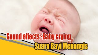 Sound effectsBaby cryingSuara bayi menangis [upl. by Rother]