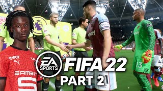 FIFA 22 West Ham CAREER MODE Part 2  YOUNG TALENT PS5 4K 60fps [upl. by Assirec]