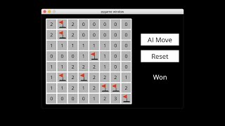 Minesweeper AI Game in Python [upl. by Geiss]