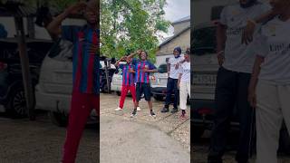 Réal Madrid vs Barcelone challenge dance by kinsacademia realmadrid barcelona dance congobeat [upl. by Aldin537]