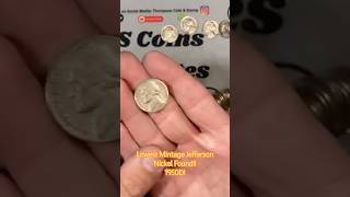 Jackpot 1950 D Jefferson Nickel shorts money coins KeyDate [upl. by Zednanref]