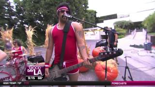 80s tribute cover band FlashPants on Good Day LA with Mar Yvette on FOX Los Angeles Orange County [upl. by Otreblide]