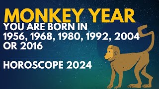 Monkey year 2024 2024horoscope horoscope freehoroscope monkey chinesehoroscope [upl. by Oinotnanauj]