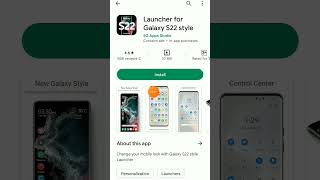 samsung s22 ultra launcher for android short shorts 🤩😍😍 [upl. by Dina226]
