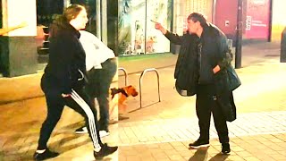 GYPSY TRAVELLER GIRL GOES BARE KNUCKLE ON HARD MAN  PART 1 [upl. by Aiset839]