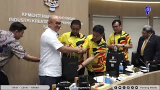 Kunjungan Hormat ke atas YB Menteri Belia Sukan dan Pembangunan Usahawan Sarawak [upl. by Loutitia]