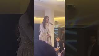 Kinza Hashmi Singing Song Zara Zara song kinzahashmi latestfashion [upl. by Enelak]