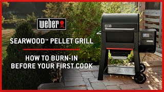 Weber Searwood Pellet Grill How to BurnIn Before Your First Cook [upl. by Bowes99]