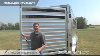 Horse amp Livestock Trailer Tour the Featherlite Model 8413 AllAluminum Combo Trailer [upl. by Marlowe139]