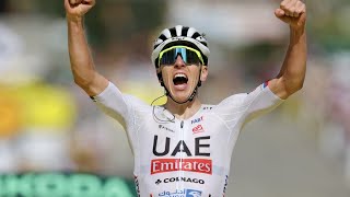 TOUR DE FRANCE 2024  Premier coup de force signé Pogacar vainqueur et en jaune après la 4e étape [upl. by Memory825]