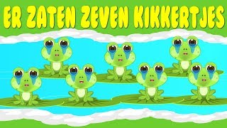 Nederlandse Kinderliedjes  Er zaten zeven kikkertjes etc [upl. by Saberio]