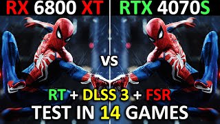 RX 6800 XT vs RTX 4070 SUPER  Test in 14 Games  1440p  2160p  How Big Is The Difference  2024 [upl. by Steward660]