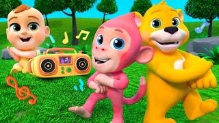 A Ram Sam Sam Dance Animal Version  more Baby Songs amp Nursery Rhymes [upl. by Avalsorim]