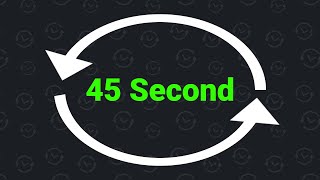 45 Second Interval Timer [upl. by Ehctav]