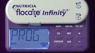 Programmierung der Flocare Infinity Ernährungspumpe  Nutricia [upl. by Eloci]