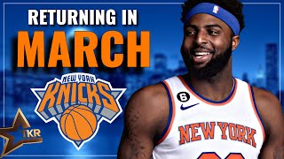 MAJOR UPDATE Mitchell Robinson RETURNING  New York Knicks News [upl. by Aliak]